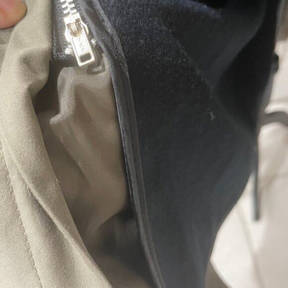 VINTAGE RALPH LAUREN TRENCH COAT BELTED OLIVE GREEN ZIP LINER SZ 42R AESTHETIC - Picture 11 of 16